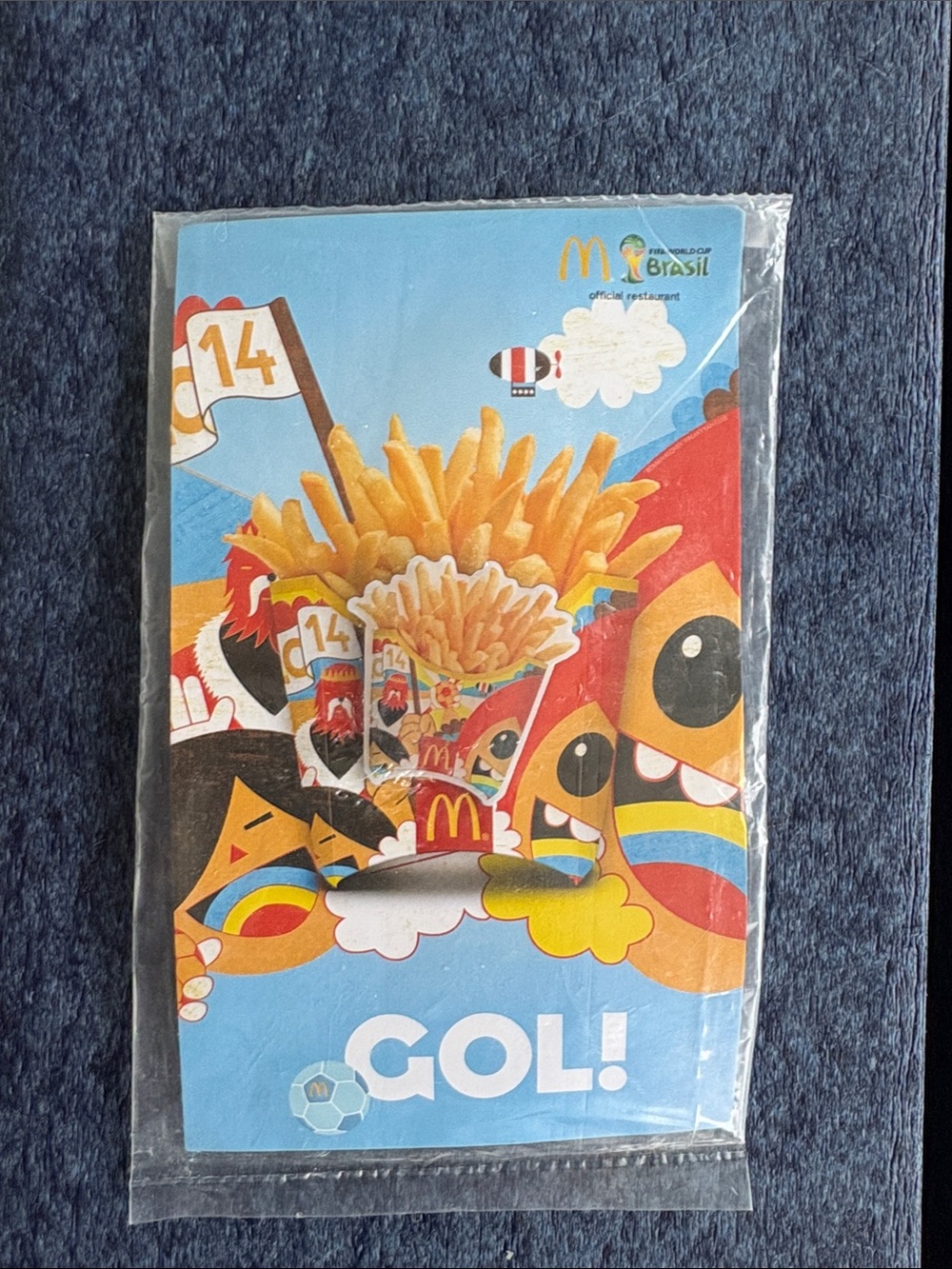 Mcdonalds Fifa World Cup Brazil 2014 Pin Soccer French Fry Freaky Fan